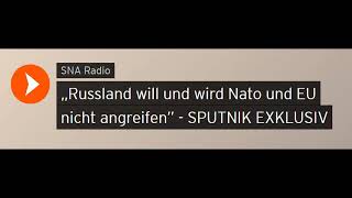 quotPotsdamer Dialogquot Spannungsfeld Russland  EU  NATO Sputniknews [upl. by Natanhoj]