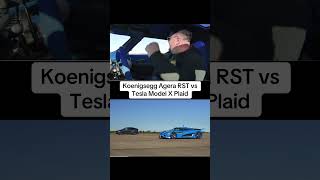 The Koenigsegg Agera RST vs the Tesla Model X  The Ultimate Showdown [upl. by Saltsman]