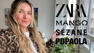 SÚPER HAUL  PDPAOLA ZARA MANGO Y SEZANE  Julia March [upl. by Turnbull956]