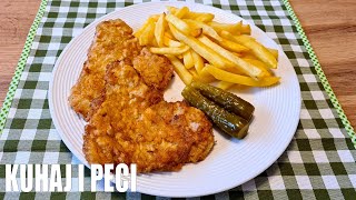 KAKO POHOVATI ŠNICLU DA BUDE SOČNA I MEKANA ✔  Fried Steak [upl. by Beaver]