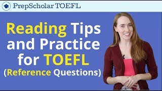 TOEFL Reading Tips and Practice  Reference Questions [upl. by Alben]