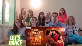 Kurchi Madathapetti Full Video Song Reaction  Guntur Kaaram  Mahesh Babug [upl. by Aiekan]