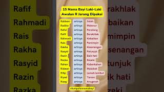 15 Nama Bayi Lakilaki Islami Berawalan R namabayi [upl. by Mcbride]