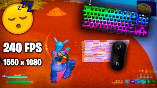 SteelSeries Apex Pro ASMR 😴 Chapter 4 Late Game🏆 Satisfying Keyboard Fortnite 240 FPS 1550 x 1080 [upl. by Notsecnirp]