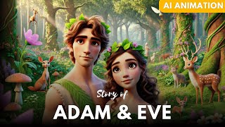 Story of Adam amp Eve  AI Animation  Legends of the Holy Book [upl. by Naloj]