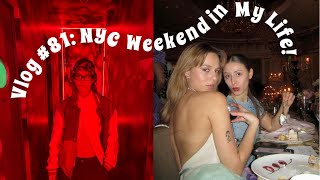 VLOG 81  NYC Weekend in My Life Concerts FarFetch Haul  Dads in Town [upl. by Krawczyk327]