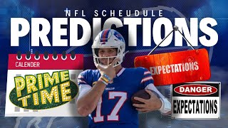 PRIMETIME PREDICTIONS for the BILLS schedule and REALISTIC EXPECTATIONS for Buffalos OFFENSE [upl. by Attelrac592]