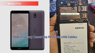 TA1380 Nokia C1 2nd Edition Factory Reset  Frp Reset [upl. by Ecyor]