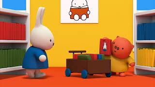 Miffy at The Library  Miffy  Cartoons for kids [upl. by Lyudmila]