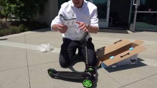 How to Setup amp RideOn 3Wheel Scooter for Kids  Live Presentation by Tv Host Bill Confidence [upl. by Acirret]