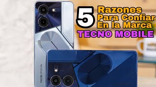 RAZONES para CONFIAR en la Marca de Celulares TECNO MOBILE  ¿Que tan buenos son ¿Valen La Pena [upl. by Adlen]