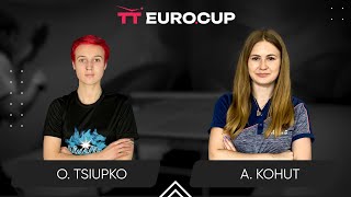 1330 Oleksandra Tsiupko  Alina Kohut 25112024 TT EuroCup Women Ukraine Star TABLE 4 [upl. by Assirehs]