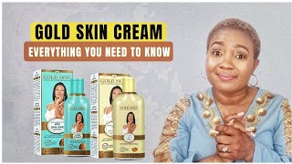 GOLD SKIN CREAM  LOTION REVIEW AVOID IF YOURE DARK SKINNED [upl. by Eimor]