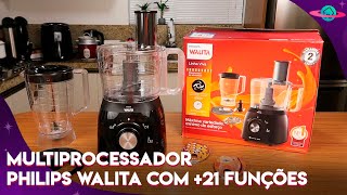 MULTIPROCESSADOR PHILIPS WALITA 600W 21 FUNÇÕES VALE A PENA COMPRAR ESSE PROCESSADOR BARATO [upl. by Ulla271]