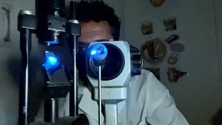 ASMR Optometrist Glaucoma Exam following your recent Cranial Nerve Exam ROLE PLAY [upl. by Lebazej]