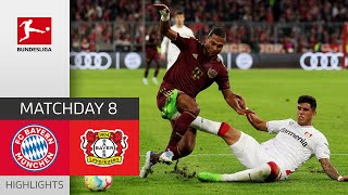 FC Bayern München  Bayer 04 Leverkusen 40  Highlights  Matchday 8 – Bundesliga 202223 [upl. by Rema354]