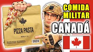 Probando COMIDA MILITAR con PIZZA de CANADA 2024 [upl. by Saltzman]