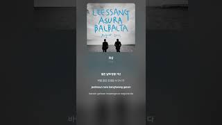 Lyric Video 리쌍 LeeSSang  회상 remembrance [upl. by Legnaesoj]