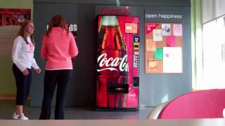 Coke Happiness Machine at BGSU [upl. by Enerod]