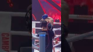 Knockout Using Knee amp Elbow  PROM SAMNANG pajboxing [upl. by Jean]