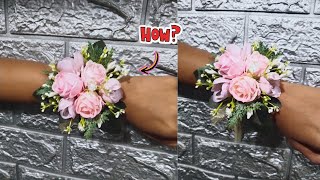 DIY Ribbon Wrist Corsage Tutorial 2024 [upl. by Chiarra]