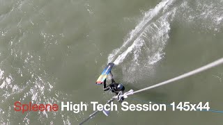 Spleene High Tech Session 145x44 Kiteboard Test 2023 [upl. by Coats]