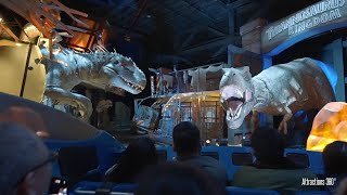 INTENSE Jurassic World Dark Ride in the World Best Dark Ride Ever Universal Studios 2024 [upl. by Eemaj131]