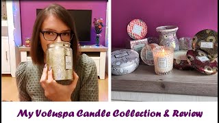 My Voluspa Candle Collection amp Review [upl. by Timofei]