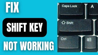 How to Fix Shift Key Not Working on Windows 1110 Tutorial [upl. by Anaerb]