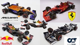 5 Amazing 2021 F1 car made from paper  F1 car Paper craft [upl. by Ishii]