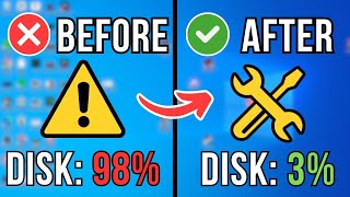 How To Fix High Disk Usage In Windows 1011  Full Tutorial [upl. by Portland]