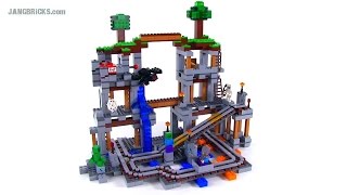 LEGO Minecraft The Mine reviewed set 21118 [upl. by Anikal667]