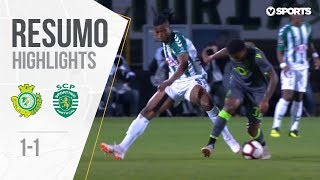 Resumo  Highlights Vitória FC 11 Sporting Liga 1819 19 [upl. by Betz429]