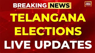 Telangana Election Results 2023 LIVE Updates  Telangana Election Result LIVE  India Today LIVE [upl. by Rossner]