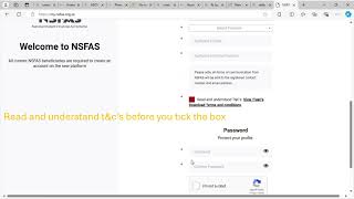 HOW TO CREATE NSFAS PROFILE EASY STEPS [upl. by Ahcirt]