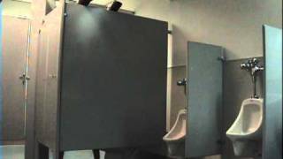 David Kalb  awesome bathroom trick shot [upl. by Lyris]