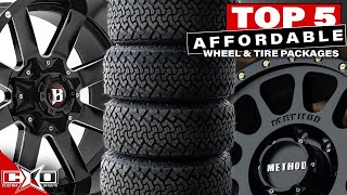 Top 5 Cheapest Wheel and Tire Packages [upl. by Rosenblast]