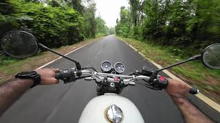 Royal Enfield Interceptor 650  POV 4K  Riding on beautiful empty village backroads [upl. by Auhsaj61]