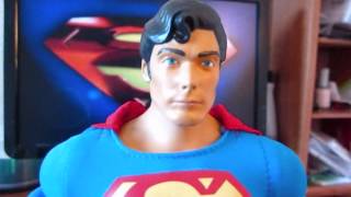 16 SUPERMAN MATTEL MOVIE MASTERS CHRISTOPHER REEVE figure [upl. by Inohs]