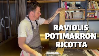 Recette de Norbert  Raviolis potimarron ricotta et pistaches [upl. by Colburn494]