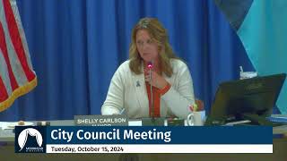 City of Moorhead  City Council Meeting  October 15 2024 [upl. by O'Reilly]