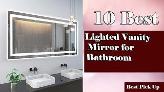 Best Lighted Vanity Mirror for Bathroom of 2024  Mirror [upl. by Anirahc998]