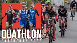 D1 Duathlon  5km Course 20km Vélo 25km Course  Objectif TOP20  Parthenay [upl. by Peggie28]