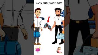 Whose shoe is this brainteasers brain funny shorts puzzle riddles quiz gk Moolaipinch [upl. by Finny717]