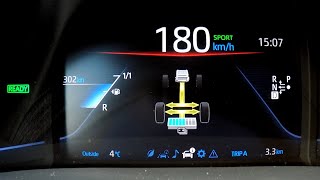 Toyota Mirai II acceleration 060 mph 0100 kmh 0100 mph top max speed Fuel Cell  1001cars [upl. by Nhepets]