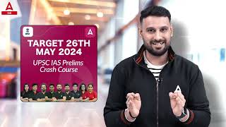 Target 26th May 2024 UPSC IAS Prelims Crash Course [upl. by Annaitsirk]