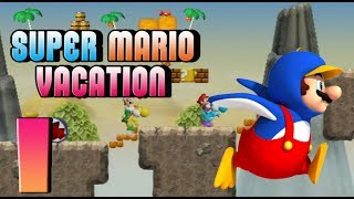 Super Mario Vacation  100 Coop Walkthrough Part 1 [upl. by Hanad]