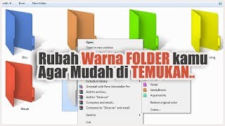 Cara Merubah Warna Folder di Windows Explorer [upl. by Iznik473]