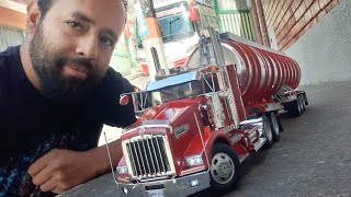 KENWORTH T800 A ESCALA 120 TANQUE CISTERNA  REPLICART TRACTOMULA [upl. by Nesyaj]