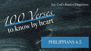 Let Your Gentleness Philippians 45 NIV  a Bible memory verse song [upl. by Britton]